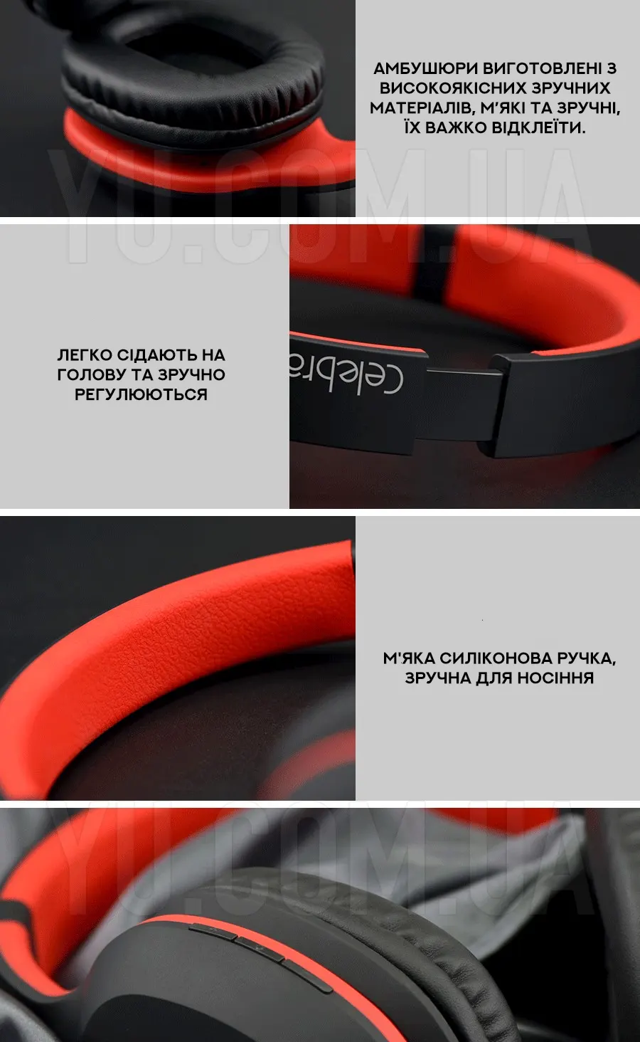 Бездротові навушники Celebrat A18 з 10 годинами роботи та швидкою зарядкою Бездротові навушники Celebrat A18 з 10 годинами роботи та швидкою зарядкою
